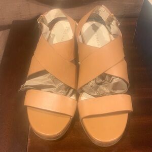 Cole Haan Leather Crisscross Slingback Sandals